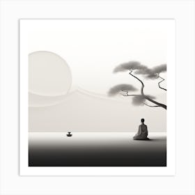 Zen Meditation 2 Art Print