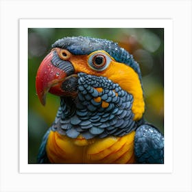 Colorful Parrot 35 Art Print