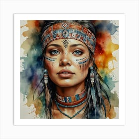 Indian Girl 1 Art Print