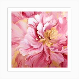 Pink Peony 1 Art Print