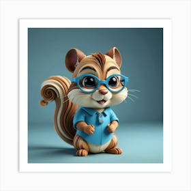 Chipmunk 34 Art Print