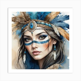 Indian Girl 1 Art Print