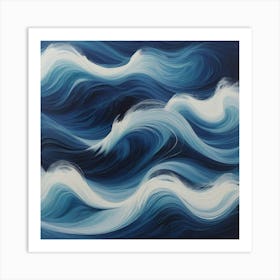 Ocean Waves 42 Art Print