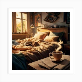 A Captivating Illustration Of A Cozy Sunday Mornin 0nobueqkskwtbzzvwmev8g Dbz3n3c5sdqxul5scuymca Art Print