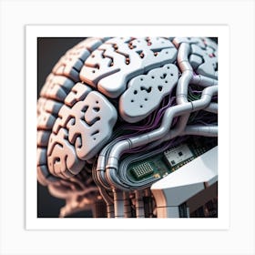 Artificial Brain 7 Art Print