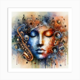 Saxophone Art Print