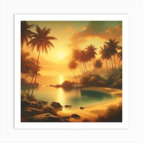 Tropical Paradise 1 Art Print