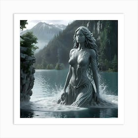 Clay Figures In Nature 5 Art Print