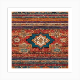 Moroccan carpet Art Print