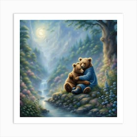 bear hugs Art Print