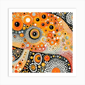 Dotty Elephant Art Print