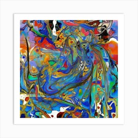 Abstract painting art 41 Art Print