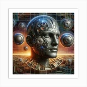 Futuristic Art Print