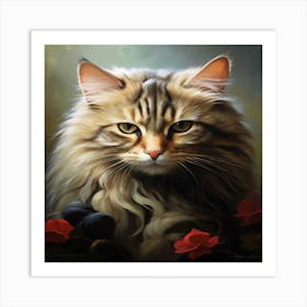 Cat Portrait Art Print