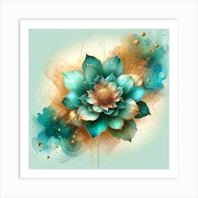 Lotus Flower 55 Art Print