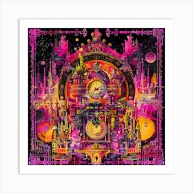 Clockwork City 4 Art Print