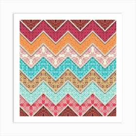 Chevron Pattern Art Print