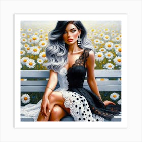 Daisy Girl 7 Art Print