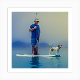 Stand Up Paddle Boarding Art Print