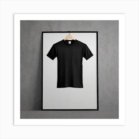 Black T - Shirt 27 Art Print