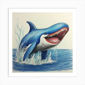 Orca! Art Print