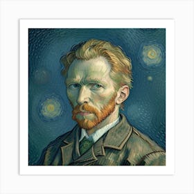 Van Gogh Soulful Expression Art Print