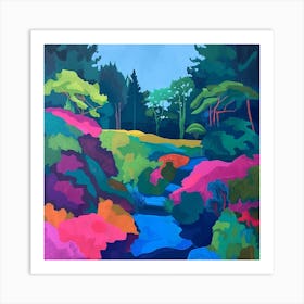 Colourful Gardens Portland Japanese Garden Usa 1 Art Print