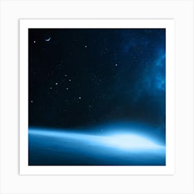 Space Background 1 Art Print