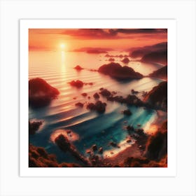 Sunset Stock Videos & Royalty-Free Footage 1 Art Print