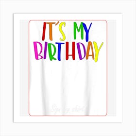 41th Birthday Sign My Shirt 1 Art Print