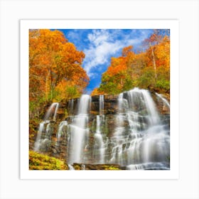 Waterfalls In The Smoky Mountains Art Print