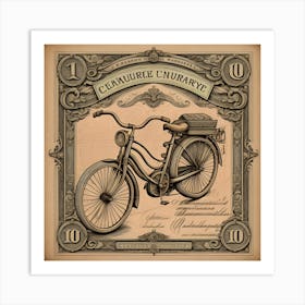 Vintage Bicycle Art Print