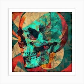 Skull Print Art Print