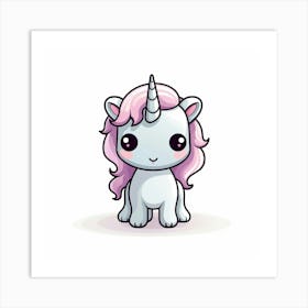 Cute Unicorn 323 Art Print