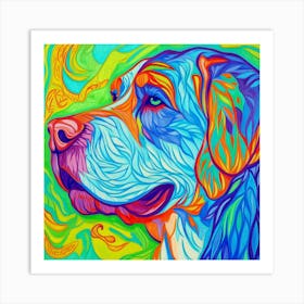 Dog Painting Art Art Print