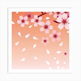 Sakura Blossoms Art Print