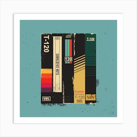 Vhs Tapes Art Print