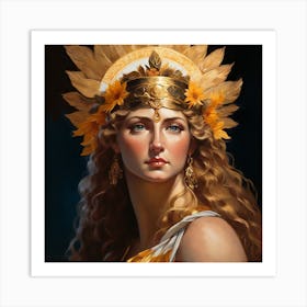 Greek Goddess 31 Art Print