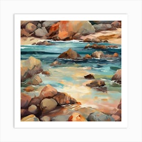 California Beach 11 Art Print