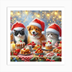 Christmas Party Art Print