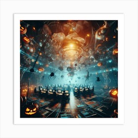 Haunted House Art Print