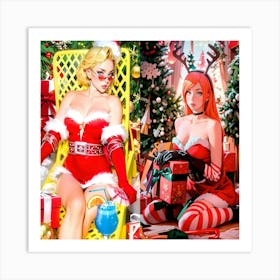 Christmas Santa 1 Art Print