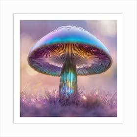 Rainbow Mushroom Art Print