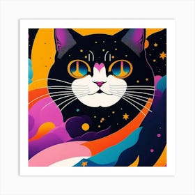 Cat 02 Art Print