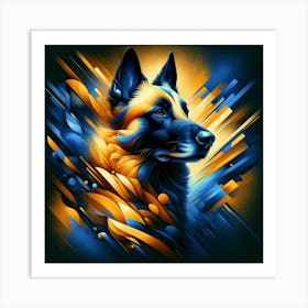 Belgian Malinois 01 Art Print