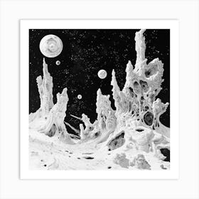 'Moonscape' Art Print