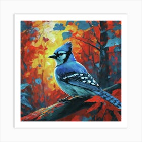 Blue Jay 3 Art Print