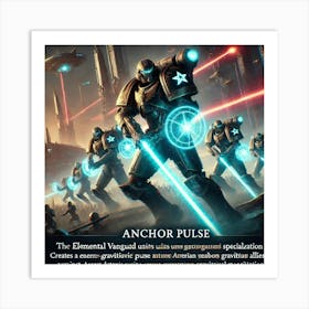 Elemental Vanguard Anchor Pulse Art Print