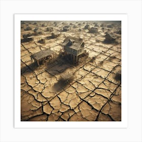 House In The Desert 1 Art Print