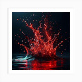 Water Splash 1 Art Print